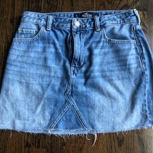 Hollister size 5 denim mini skirt